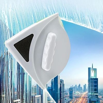 Limpador De Vidros Magnetico para Janelas Cor:Branco