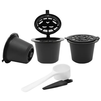 Kit 3 Cápsulas Reutilizáveis Café Chá Filtro - Extração Perfeita e Menos Resíduos | Preto