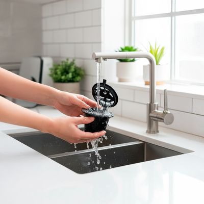 Kit 3 Cápsulas Reutilizáveis Café Chá Filtro - Extração Perfeita e Menos Resíduos | Preto