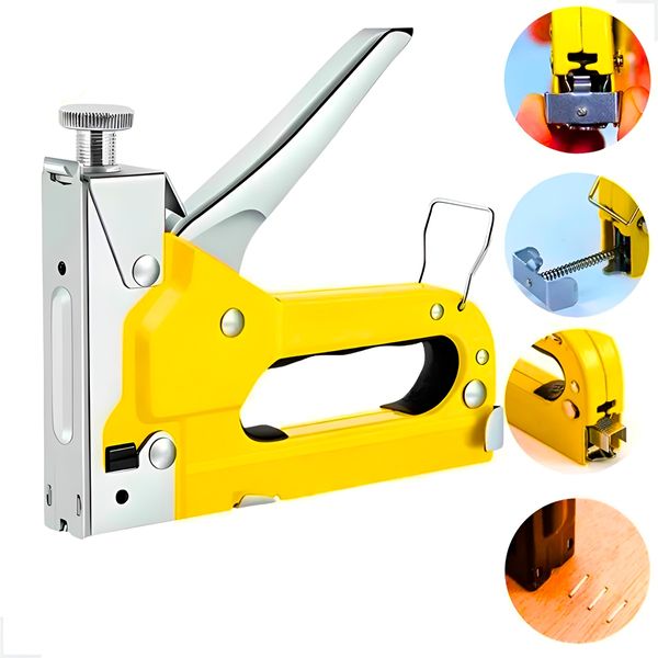 Grampeador Profissional Manual para Estofado Tapeçaria