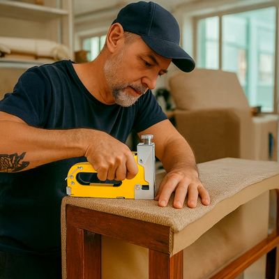 Grampeador Profissional Manual para Estofado Tapeçaria
