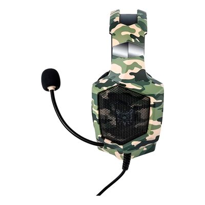 Fone Gamer Over-Ear com Som Imersivo, Microfone Omnidirecional e Conforto Prolongado - Headset Luz LED com Fio