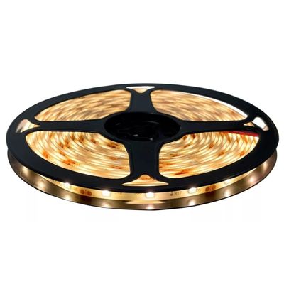 Fita Led Rolo 5m 300 Leds Silicone Iluminação Decoração - Ideal para criar atmosferas aconchegantes e Cor:Branco Quente