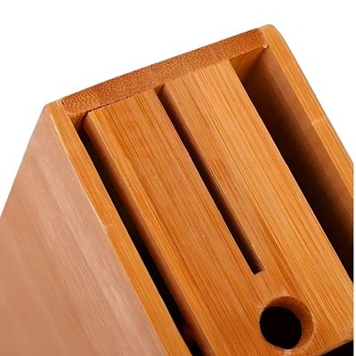 Faqueiro Suporte Facas Organizador Bambu