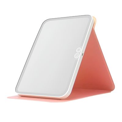 Espelho LED Portátil com Capa Recarregável