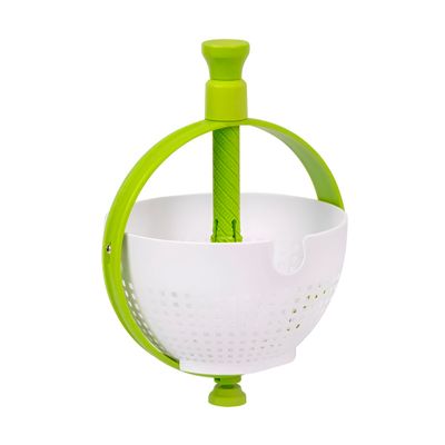 Escorredor Secador de Legumes com Cabo Giratório Centrífuga - Ideal para quem busca agilidade na cozinha