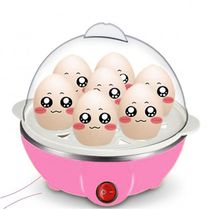 Cozedor Eletrico A Vapor Ovos Egg Cooker | É fácil de Usar, Lavar e Transportar - Rosa