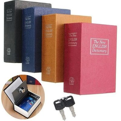 Cofre Livro Camuflado Dicionário de Inglês com Chave – Dinheiro Camuflado Médio