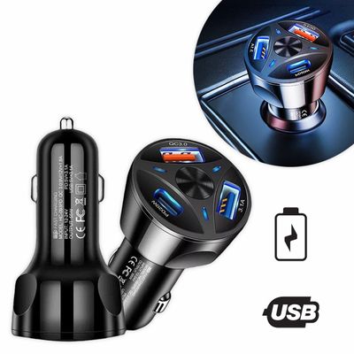 Carregador Celular Veicular 3 Portas Turbo