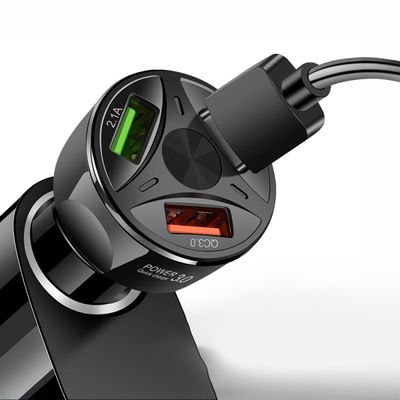 Carregador Celular Veicular 3 Portas Turbo