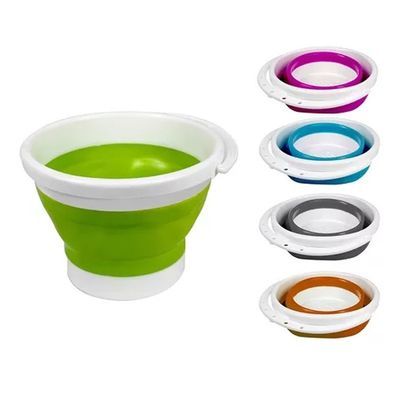 Balde Retratil Dobravel Silicone Portatil 10L