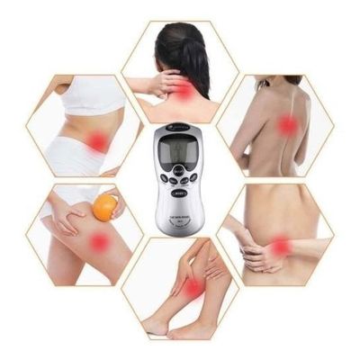 Aparelho de Eletroestimulação Digital para Alívio de Dores e Fortalecimento Muscular - Acupuntura Tens e Fes