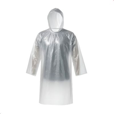 10 Peças Capa de Chuva Transparente Descartável