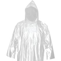 10 Peças Capa de Chuva Transparente Descartável