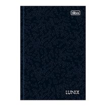 Caderno Brochura Pequeno Capa Dura 1/4 Lunix Tilibra 80 Folhas Premium Alta Qualidade Preto