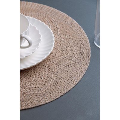 Conjunto De Jogo Americano 6 Peças Fiore 38cm Bege Wolff