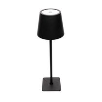 Luminária De Mesa Led 3 Tons Usb Elegance 9,5 X 38 Cm Preta Lyor