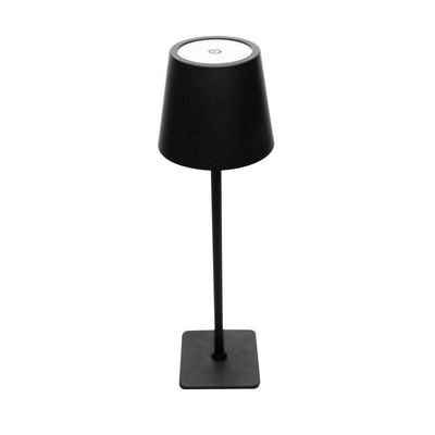 Luminária De Mesa Led 3 Tons Usb Elegance 9,5 X 38 Cm Preta Lyor