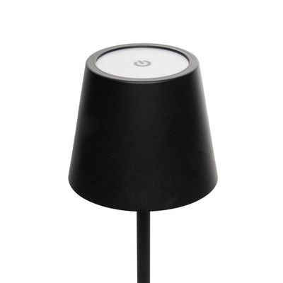 Luminária De Mesa Led 3 Tons Usb Elegance 9,5 X 38 Cm Preta Lyor