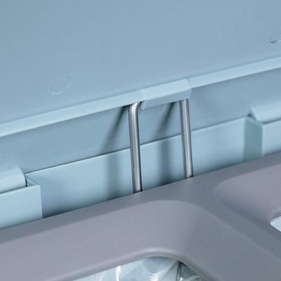 Lixeira Com Pedal Trium 20 L Com Duplo Compartimento Branco