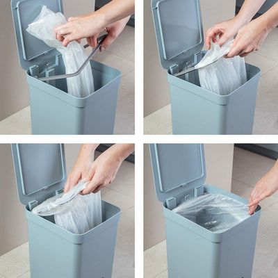 Lixeira Com Pedal Trium 20 L Com Duplo Compartimento Branco