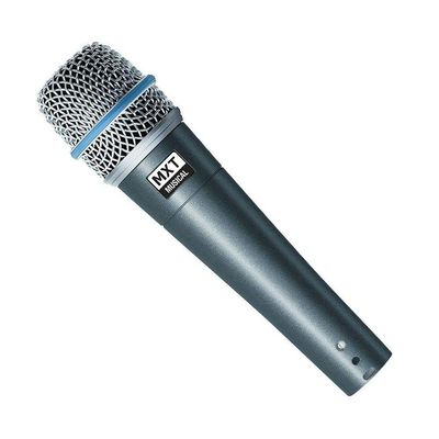 Microfone Dinâmico Pro Btm-57a Metal 3m