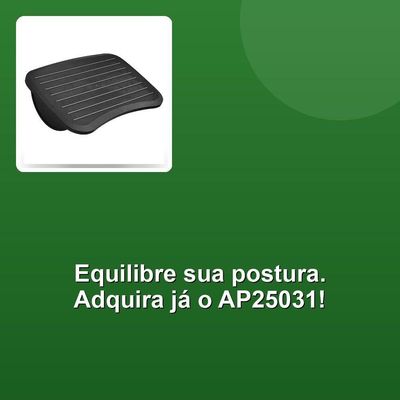 Apoio De Pé Poliestireno Ap25031 Preto Pct -1
