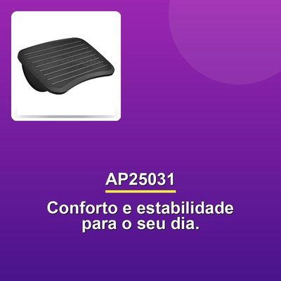 Apoio De Pé Poliestireno Ap25031 Preto Pct -1
