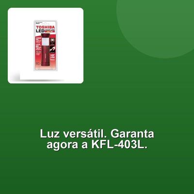 Lanterna Toshiba 2way Kfl-403l Vermelha