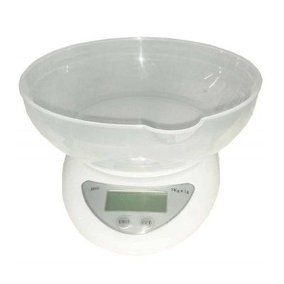 Balança Para Cozinha Digital Com Cuba Acrilico De Alta Precisao 5kg