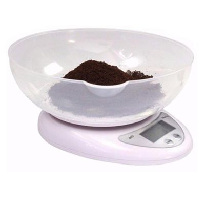 Balança Para Cozinha Digital Com Cuba Acrilico De Alta Precisao 5kg