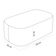 Kit 02 Puffs Decorativos Orgânicos Para Living Quarto 100cm Doha W01 Couríssimo Fendi - Lyam Decor