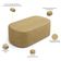 Kit 02 Puffs Decorativos Orgânicos Para Living Quarto 100cm Doha W01 Couríssimo Fendi - Lyam Decor