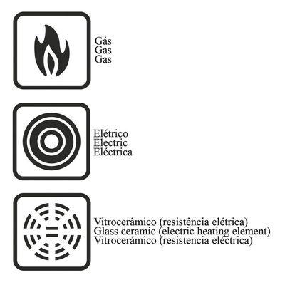 Jogo de panelas de aluminio com revestimento interno de antiaderente 7 peças