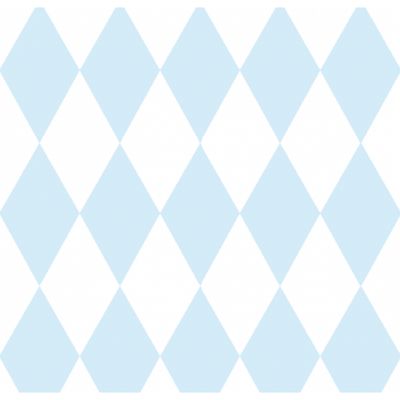 Papel de Parede Treboli Losangos Azuis 5861 - Rolo: 10m x 0,53m