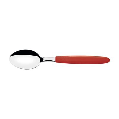 Kit 24 Colher Mesa Tramontina Ipanema Inox Vermelho