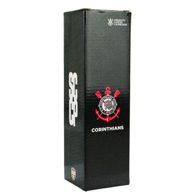 Garrafa Alumínio Com Canudo Corinthians 650ml Oficial