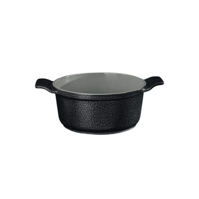 Caçarola Preto Craqueado Antiaderente Cerâmica Javali AA20cm