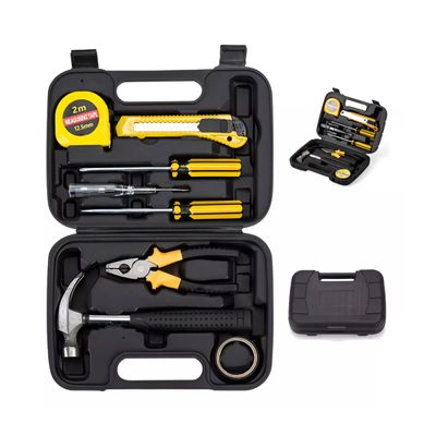 Kit De Ferramentas Jogo Chaves Martelo 8 Peças Com Maleta