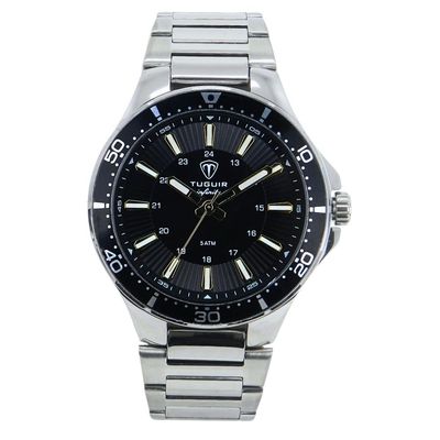 Relógio Tuguir Masculino Ref: Tgi37127 Casual Aço Prateado