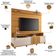 Estante Painel Para TV 65 Pol com Rodízios Cloud B01 Cinamomo Off White - Lyam Decor