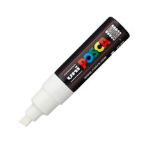 Marcador Multiuso Uni Posca Marker 8.0mm - Mitsubishi - Branco