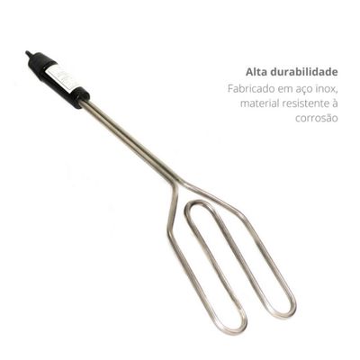 Acendedor elétrico rápido p/carvão de churrasqueira e lareira 650w 220v