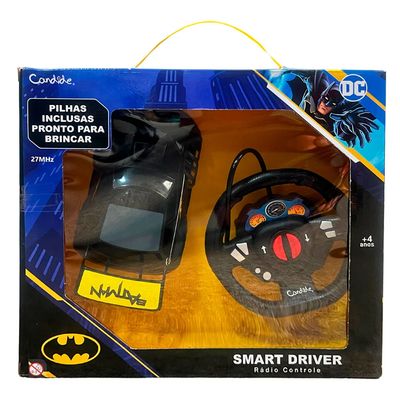 Carro de Controle Remoto Candide Smart Driver Batman