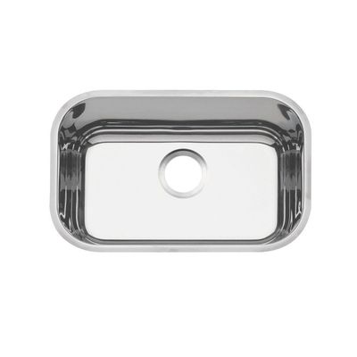 Cuba de embutir Tramontina Lavinia 47 BL em aço inox alto brilho 47x30 cm