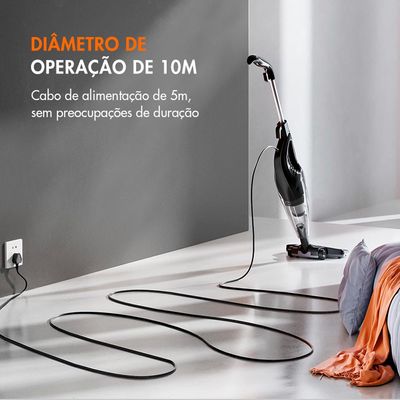 Aspirador De Po Vertical Gaabor Smart Sweep GVCW-M15A Preto 127V