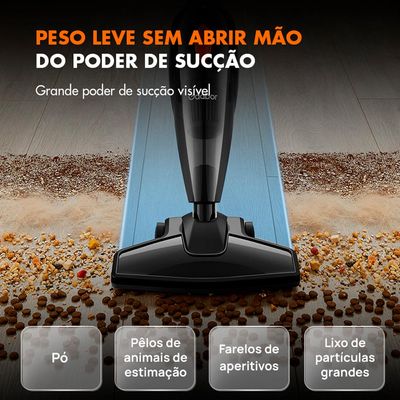 Aspirador De Po Vertical Gaabor Smart Sweep GVCW-M15A Preto 127V