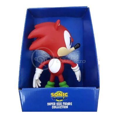 Boneco Sonic Red Vermelho Grande Super Size 23Cm - Sonic