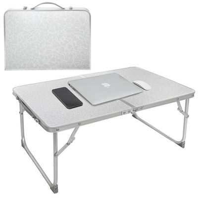 Mesa Dobravel Sofa Cama Notebook Aluminio Vira Maleta Portatil Suporte Home Office Refeicao Estudos