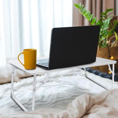 Mesa Dobravel Sofa Cama Notebook Aluminio Vira Maleta Portatil Suporte Home Office Refeicao Estudos